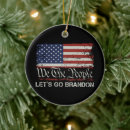 Search for lets go brandon christmas tree decorations Anti biden