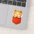 Search for red tabby cat stickers Orange