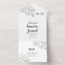 Search for black line invitations Botanical