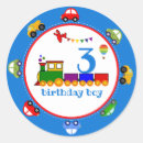 Search for transportation birthday stickers Cars