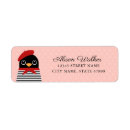Search for pink penguin return address labels Penguins