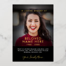 Search for photo memorial invitations Thank you