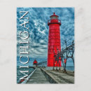 Search for michigan lighthouse postcards Great lake