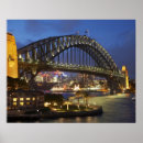 Search for sydney harbour bridge posters Night