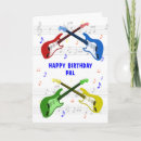 Search for guitarist birthday cards Musical instrument