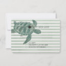 Search for green turtle invitations Beach