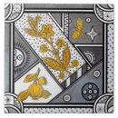 Search for grey gold white tiles Reproduction victorian transferware