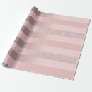 Search for rose gold glitter wrapping paper Stripes