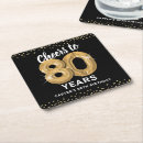 Search for 80th birthday coasters Glitter