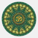 Search for round mandala stickers Aum