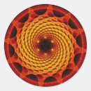 Search for red spiral stickers Fractal