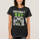 Search for video game birthday tshirts Level up