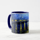 Search for starry night over the rhone mugs Vincent van gogh