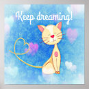 Search for cat dream posters Kitten