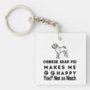 Search for pei key rings Chinese shar pei