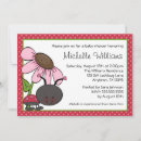 Search for dots baby shower invitations Ladybug