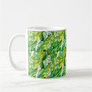 Search for tropical leaves pattern mugs Abstract
