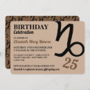 Search for capricorn birthday invitations Zodiac