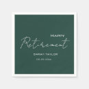 Search for happy retirement napkins Celebration