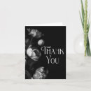 Search for business logo thank you cards Black and white