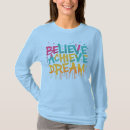 Search for dream believe achieve tshirts Fashion