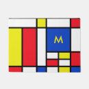 Search for mondrian art doormats Geometrical