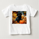 Search for black cat baby shirts Spooky