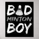 Search for badminton posters Racket