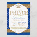 Search for royal blue baby shower invitations Prince