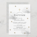 Search for grey christening invitations Gold