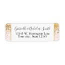 Search for blush pink and gold return address labels Dots