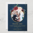 Search for burgundy wedding thank you cards Navy blue
