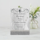 Search for silver retirement invitations Metallic