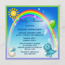Search for rainbow baby boy shower invitations Animals