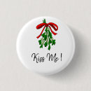 Search for mistletoe badges Red