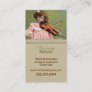 Search for violin teacher business cards Professional