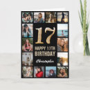 Search for 17th birthday cards 17 seventeen years old