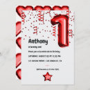 Search for red balloons invitations Fun