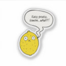 Search for easy to remove stickers Lemon