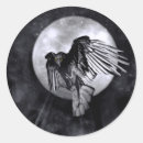 Search for raven moon stickers Crow