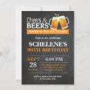 Search for cheers to 90 years birthday invitations Cheers and beers