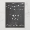 Search for string lights wedding postcards Thank you