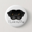 Search for black pug badges Animals