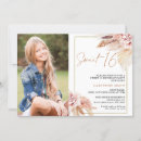 Search for boho sweet 16 invitations Pampas grass