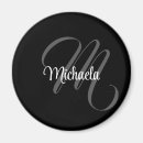 Search for monogram initials magnets Minimalist