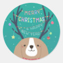 Search for beagle christmas stickers Puppy