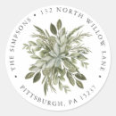 Search for winter foliage return address labels Greenery