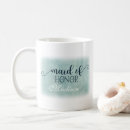 Search for beach wedding monogram mugs Navy blue