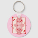 Search for queen of hearts key rings Pink