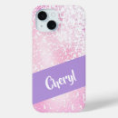 Search for purple and white iphone cases Glitter